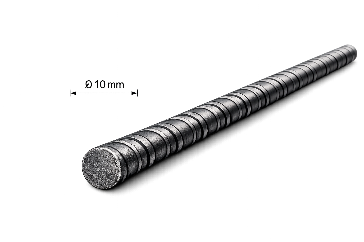 Verga ferro Ø 10 mm 6 m