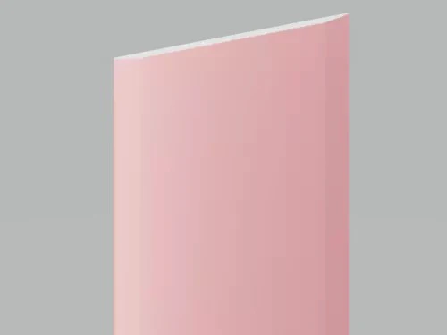 Pannello  cartongesso antincendio rosa 1,3mm