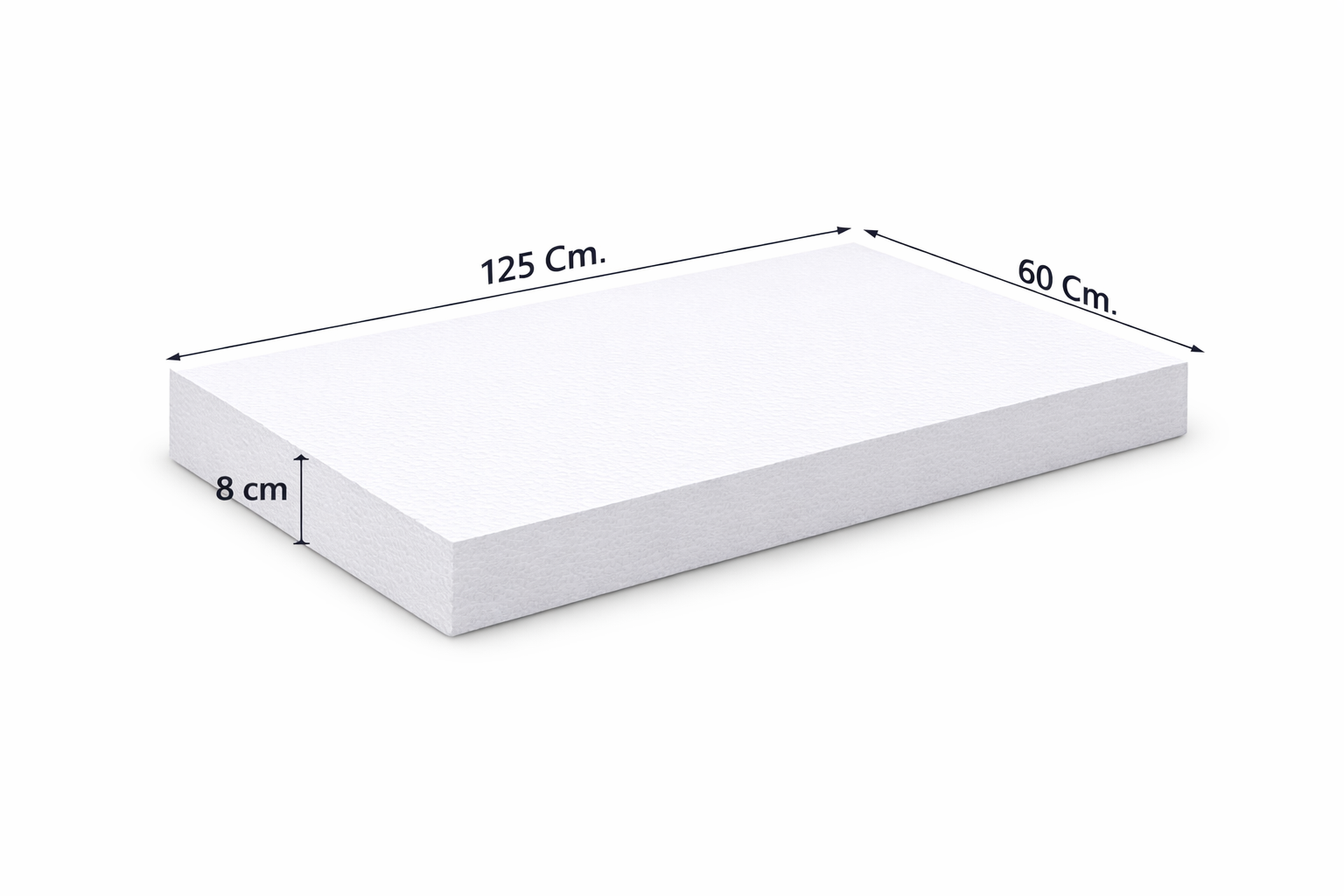 Pannello polistirene da 8 125x60
