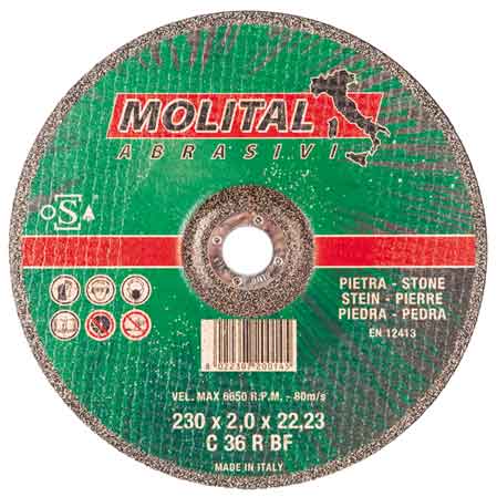 disco da taglio per marmo sottile molital