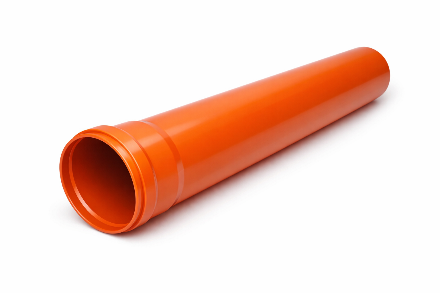 Tubo pvc arancio Ø 80 mm
