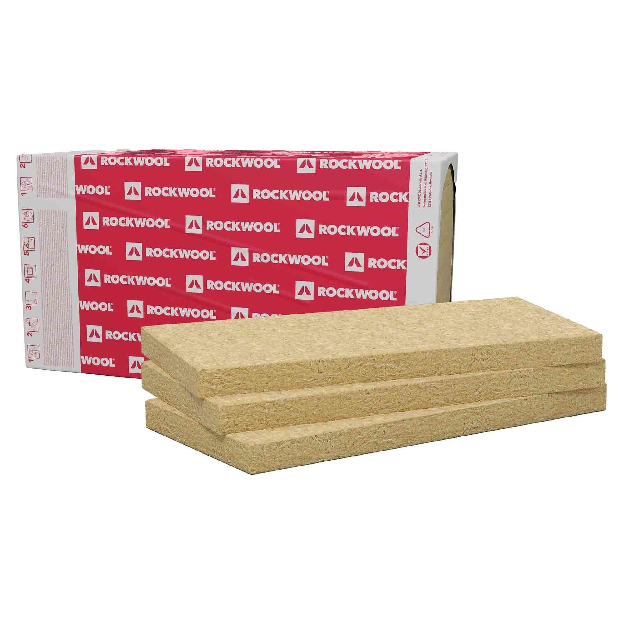 PANNELLO LANA ROCCIA ROCKWOOL ACOUSTIC 225 PLUS 120X60 SP 4 CM 70KG/M³ COND.TERM 0,033 1MQ